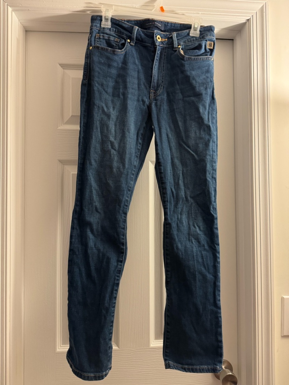 Women’s Dark Blue Straight-Leg Jeans